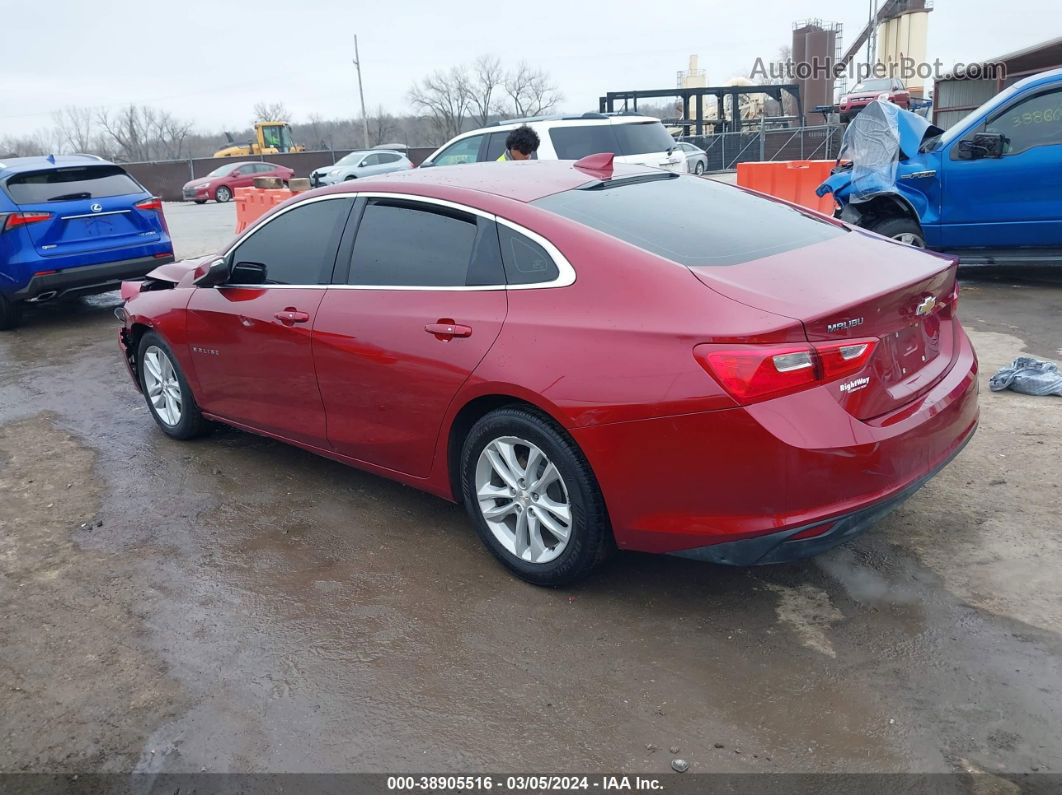 2018 Chevrolet Malibu Lt Red vin: 1G1ZD5ST8JF258127