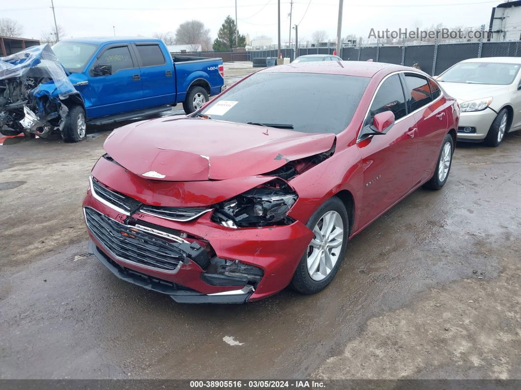 2018 Chevrolet Malibu Lt Red vin: 1G1ZD5ST8JF258127