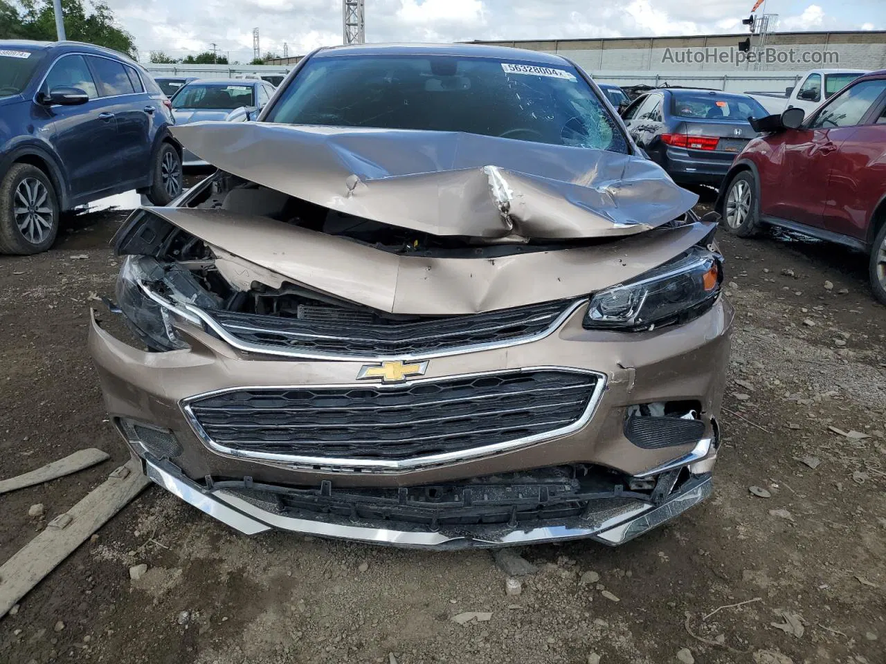 2018 Chevrolet Malibu Lt Tan vin: 1G1ZD5ST8JF275204