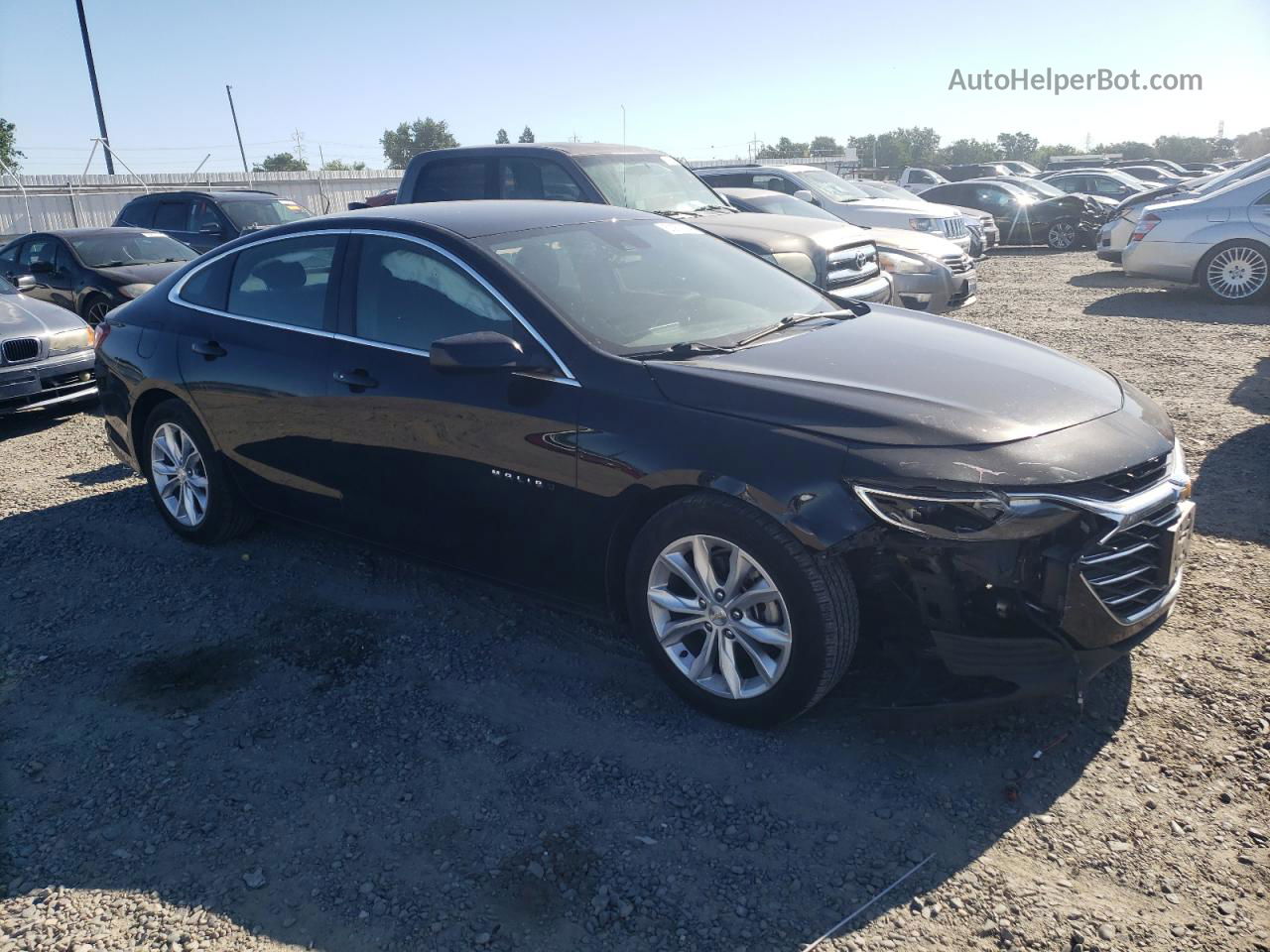 2021 Chevrolet Malibu Lt Black vin: 1G1ZD5ST8MF012747