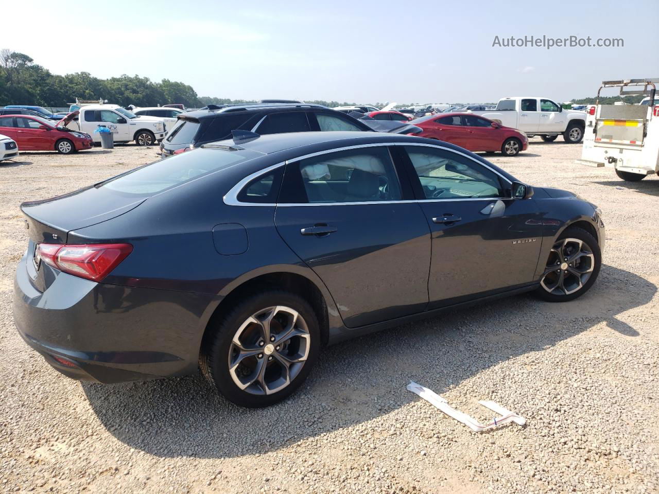 2021 Chevrolet Malibu Lt Синий vin: 1G1ZD5ST8MF022257