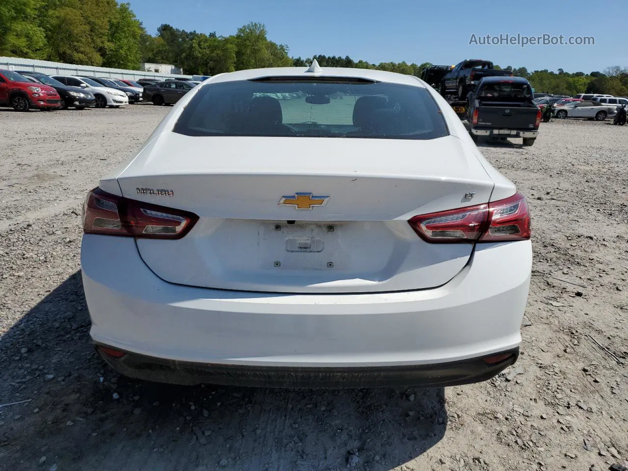 2021 Chevrolet Malibu Lt White vin: 1G1ZD5ST8MF025983