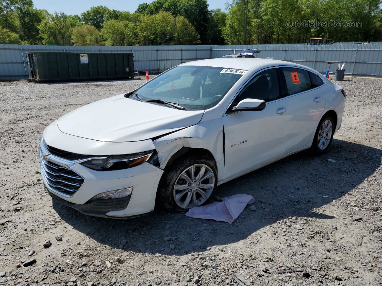 2021 Chevrolet Malibu Lt White vin: 1G1ZD5ST8MF025983