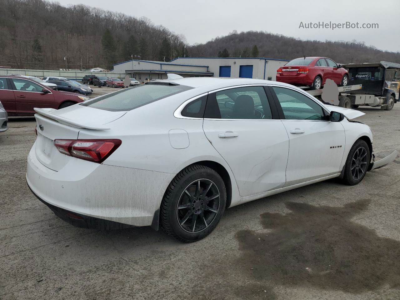 2021 Chevrolet Malibu Lt Белый vin: 1G1ZD5ST8MF042489