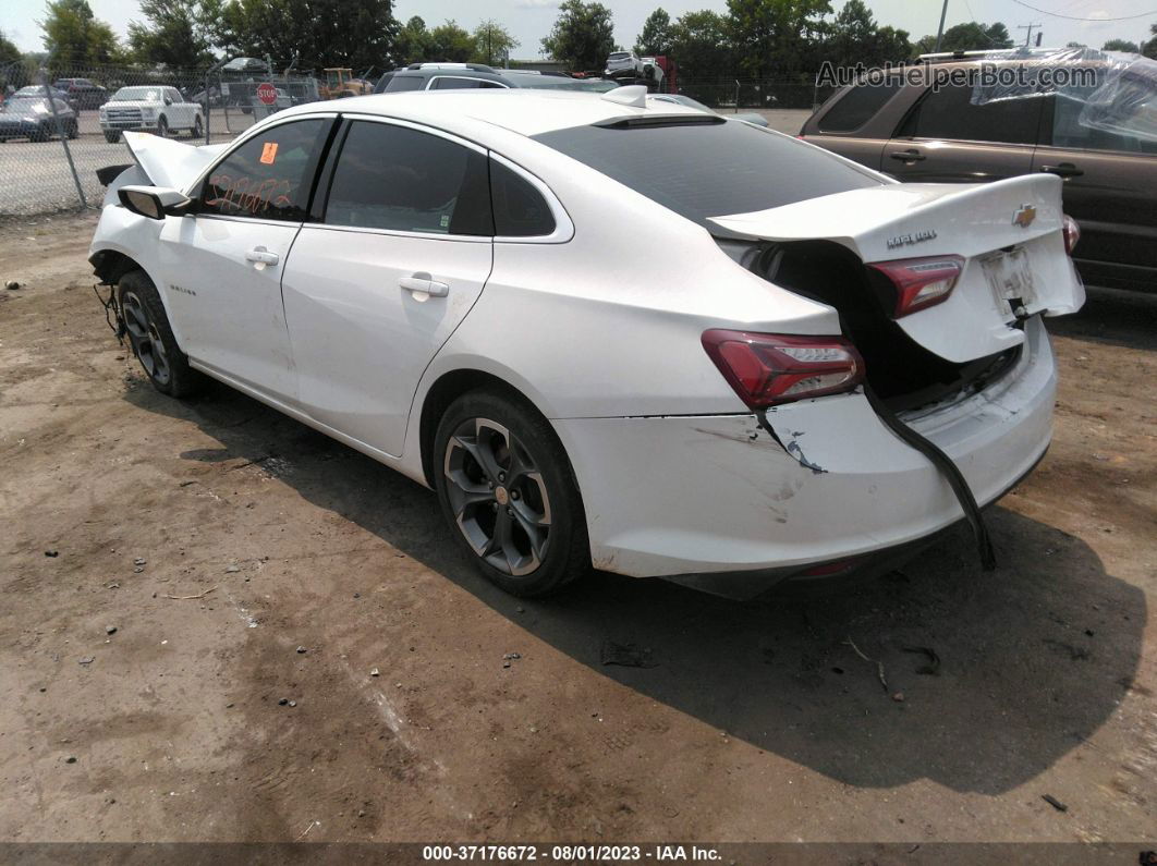 2021 Chevrolet Malibu Lt White vin: 1G1ZD5ST8MF049443