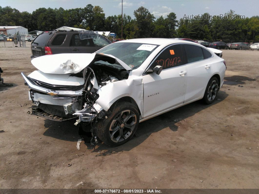 2021 Chevrolet Malibu Lt White vin: 1G1ZD5ST8MF049443