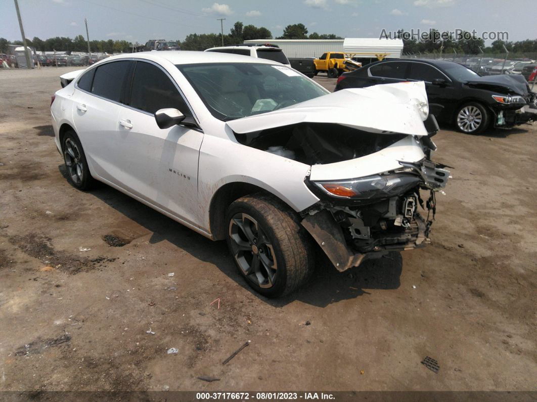 2021 Chevrolet Malibu Lt White vin: 1G1ZD5ST8MF049443