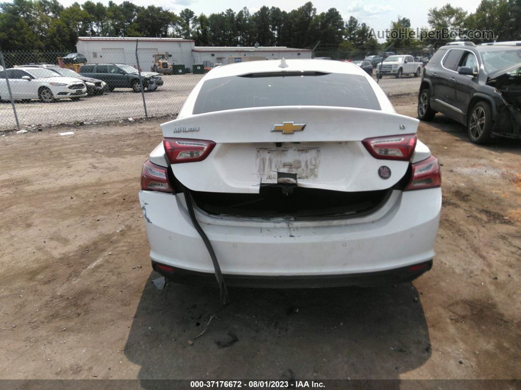 2021 Chevrolet Malibu Lt White vin: 1G1ZD5ST8MF049443