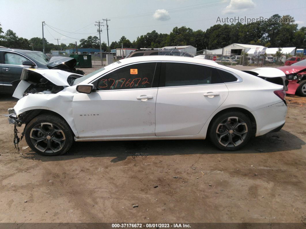 2021 Chevrolet Malibu Lt White vin: 1G1ZD5ST8MF049443