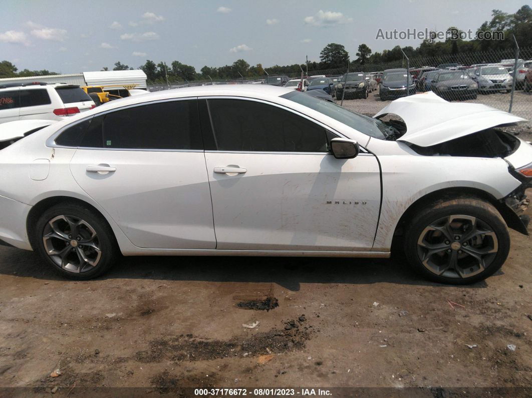 2021 Chevrolet Malibu Lt White vin: 1G1ZD5ST8MF049443