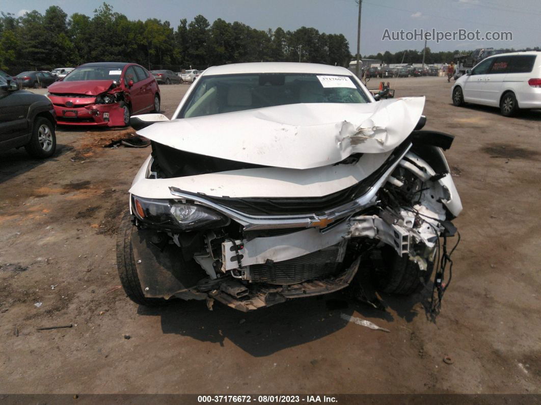 2021 Chevrolet Malibu Lt White vin: 1G1ZD5ST8MF049443