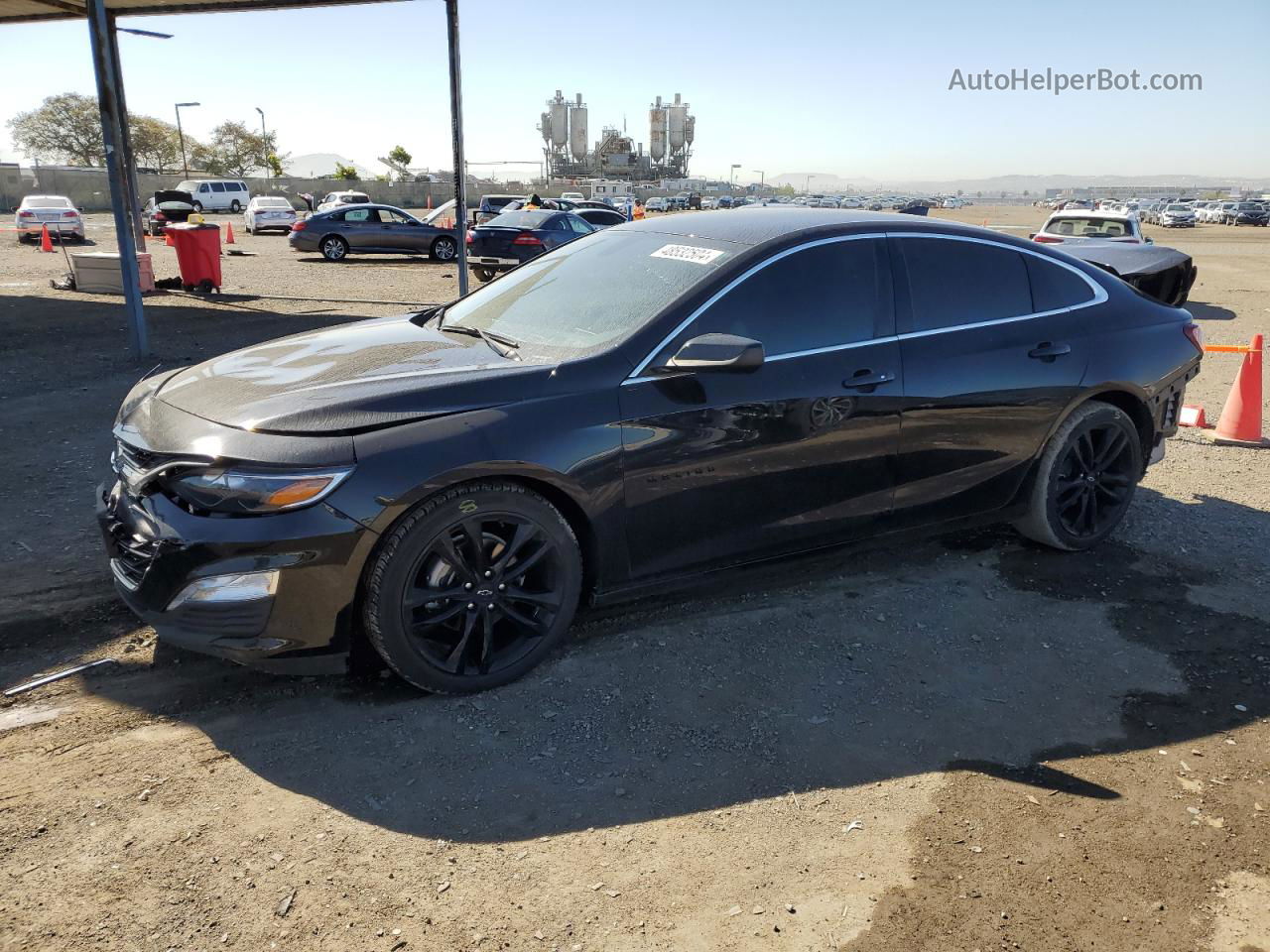 2021 Chevrolet Malibu Lt Black vin: 1G1ZD5ST8MF055095