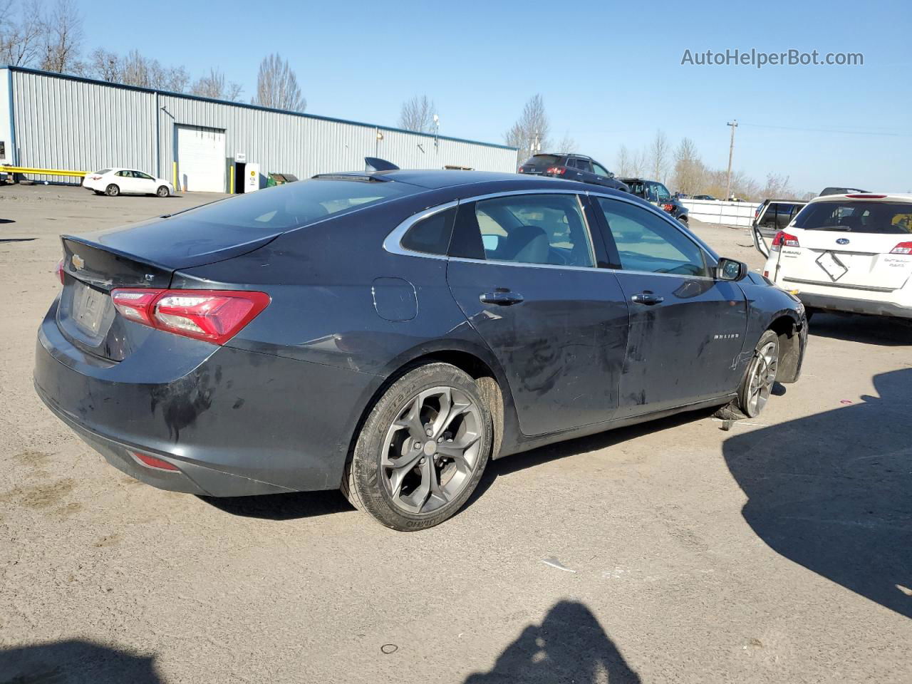 2021 Chevrolet Malibu Lt Blue vin: 1G1ZD5ST8MF068655