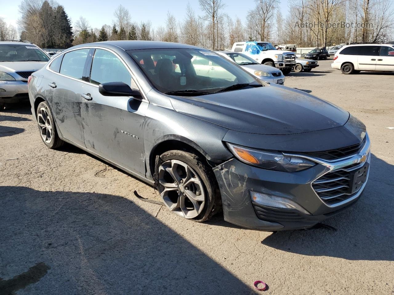 2021 Chevrolet Malibu Lt Blue vin: 1G1ZD5ST8MF068655