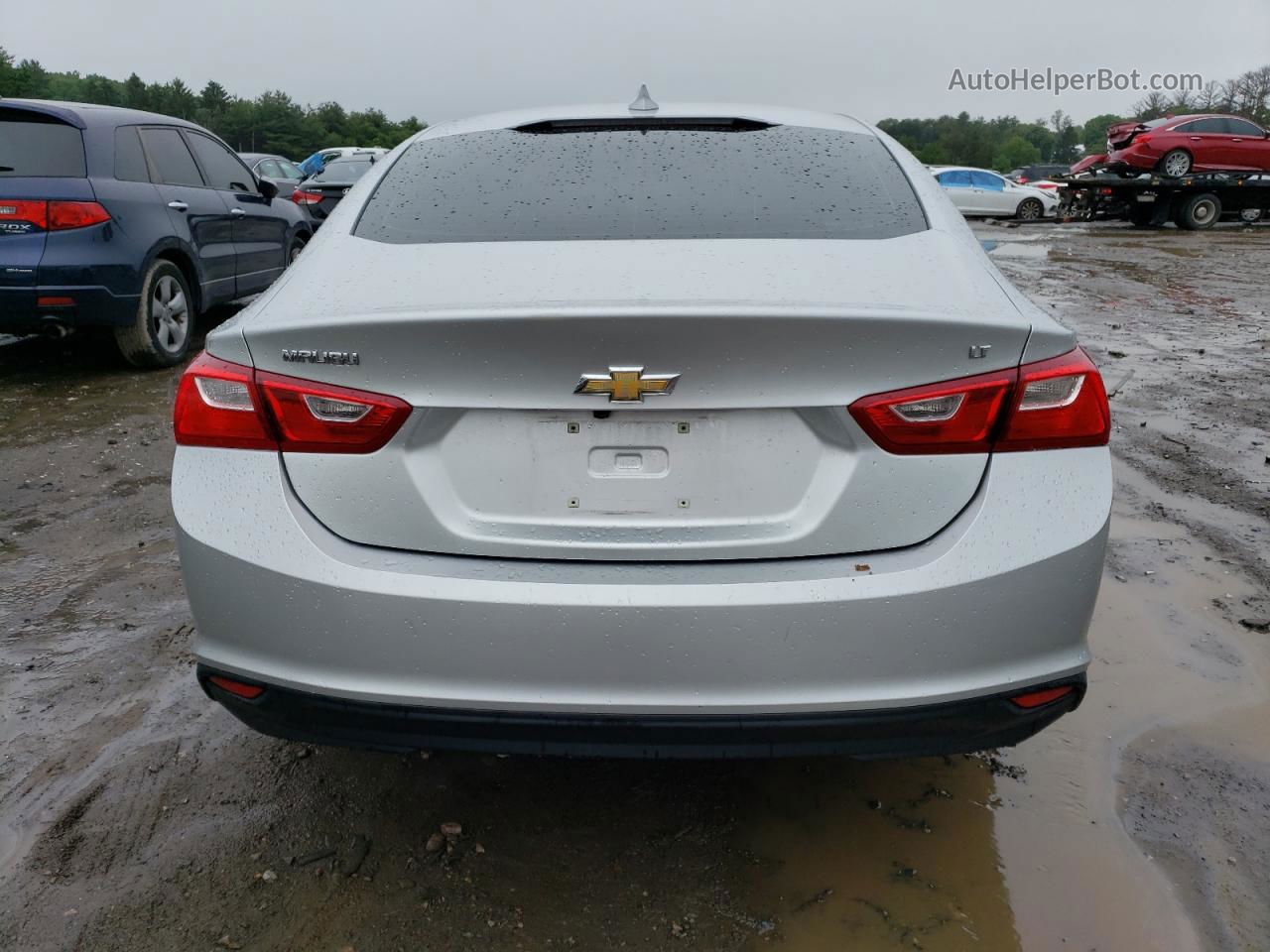 2018 Chevrolet Malibu Lt Серебряный vin: 1G1ZD5ST9JF130365