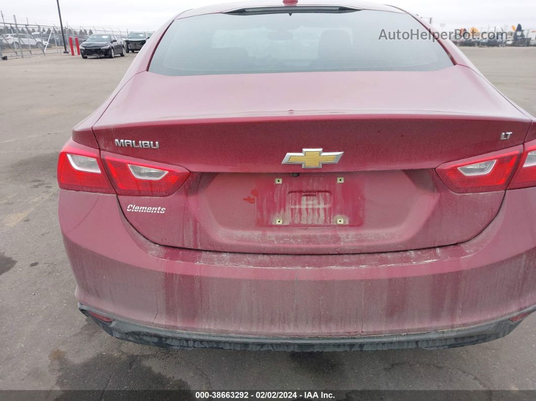 2018 Chevrolet Malibu Lt Burgundy vin: 1G1ZD5ST9JF133217