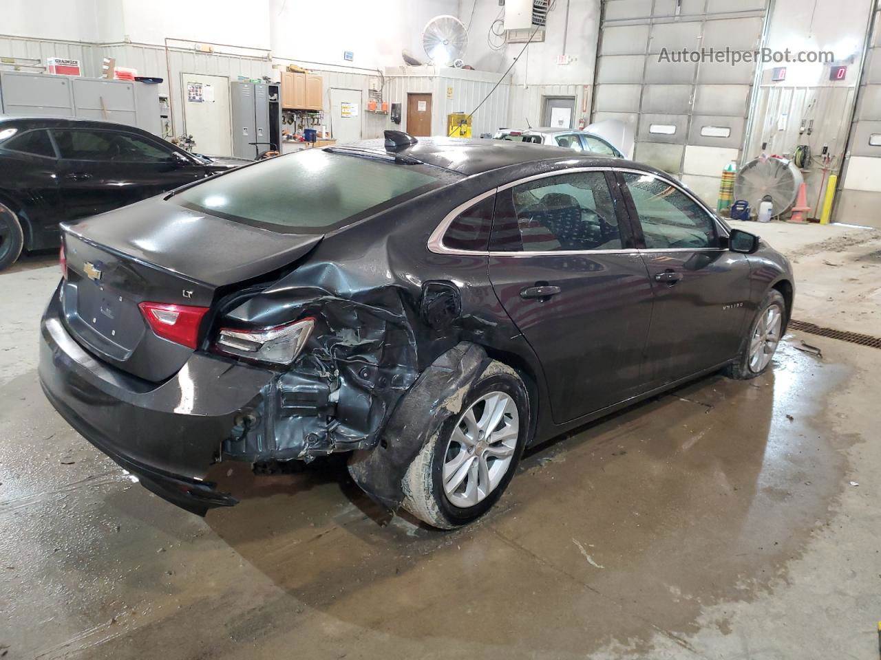 2018 Chevrolet Malibu Lt Gray vin: 1G1ZD5ST9JF139101