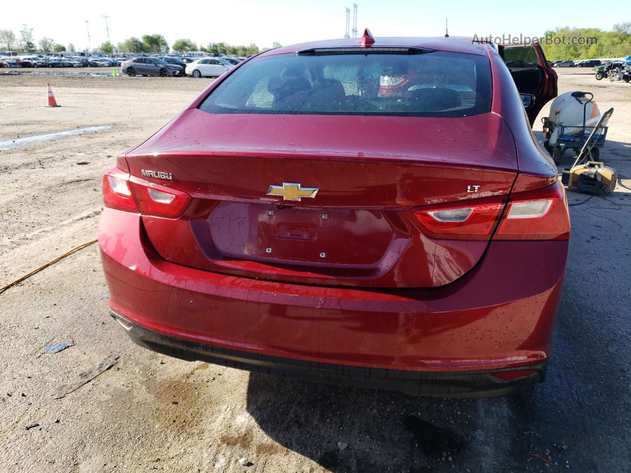 2018 Chevrolet Malibu Lt Burgundy vin: 1G1ZD5ST9JF141026