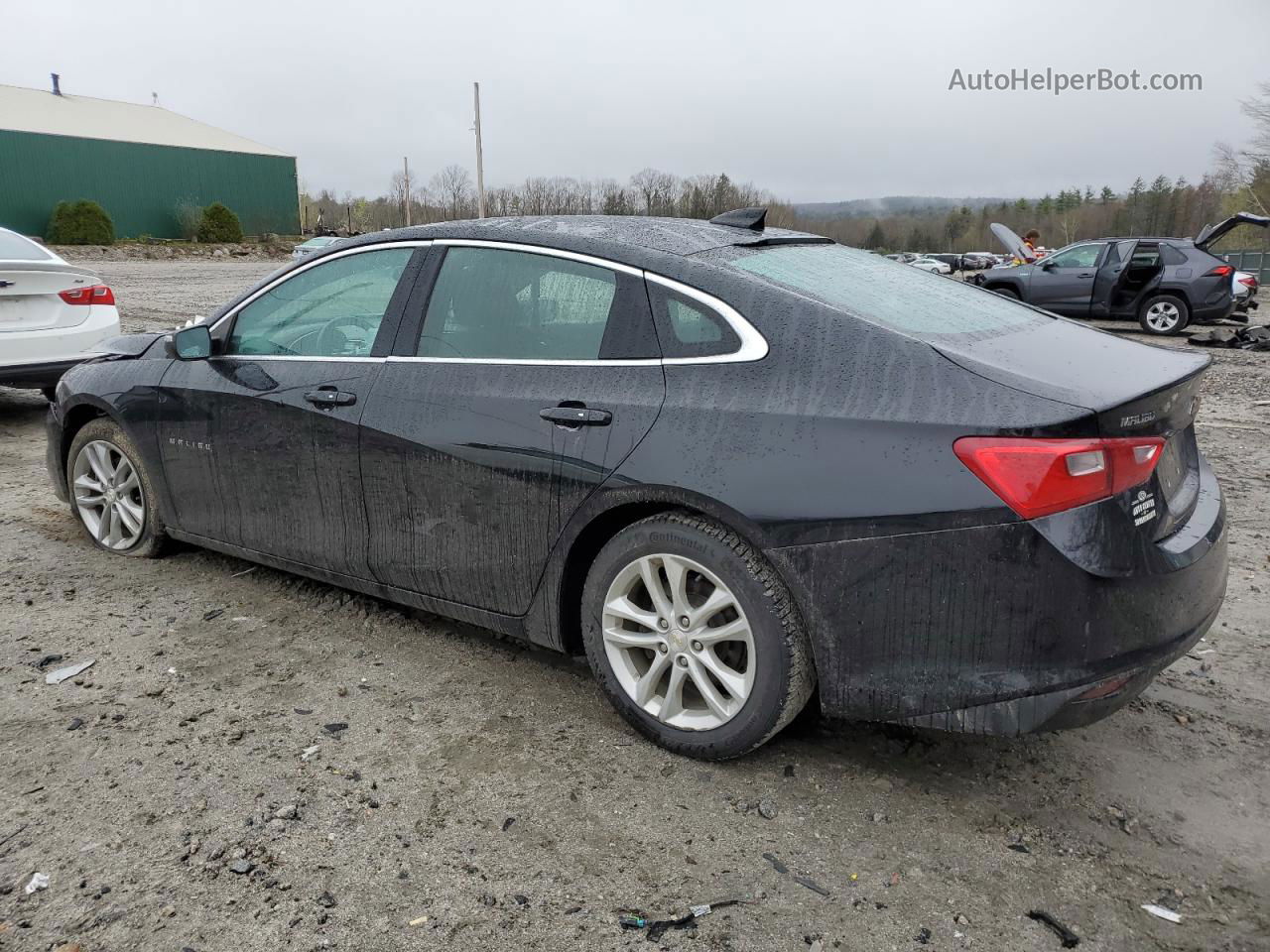 2018 Chevrolet Malibu Lt Black vin: 1G1ZD5ST9JF151944