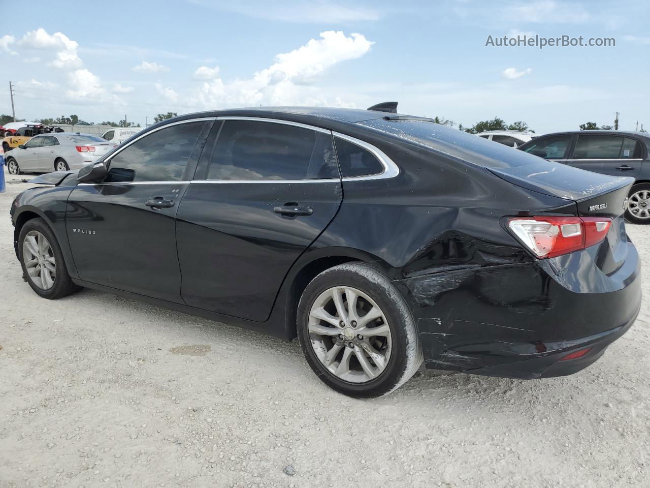 2018 Chevrolet Malibu Lt Black vin: 1G1ZD5ST9JF175838