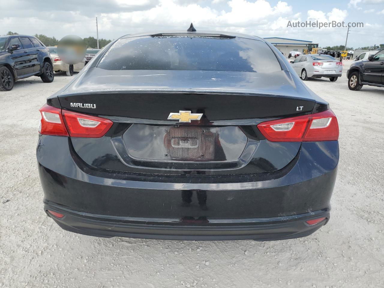 2018 Chevrolet Malibu Lt Black vin: 1G1ZD5ST9JF175838