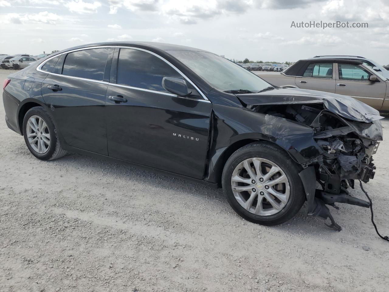 2018 Chevrolet Malibu Lt Black vin: 1G1ZD5ST9JF175838