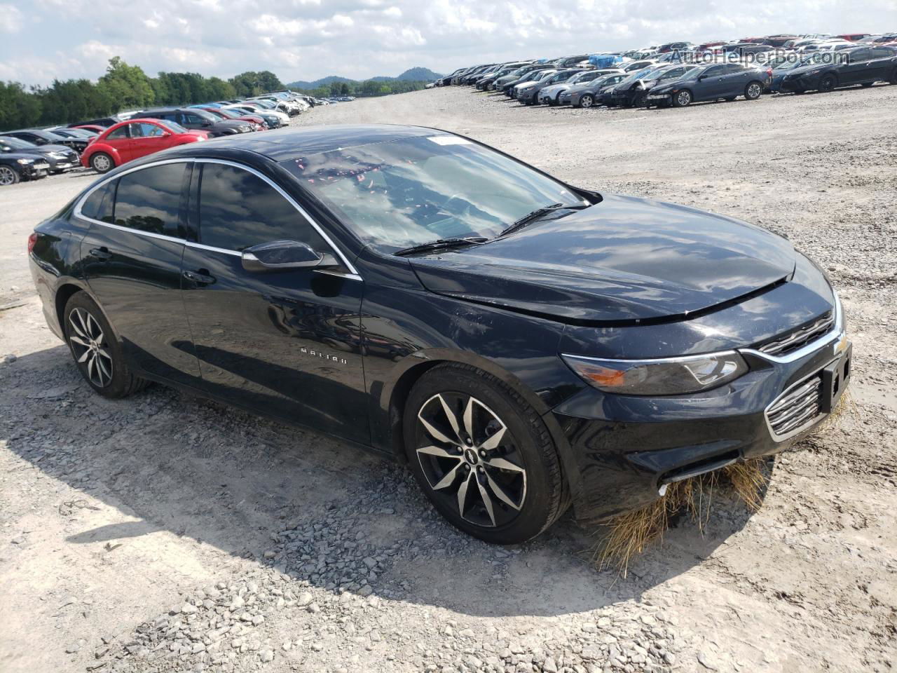 2018 Chevrolet Malibu Lt Black vin: 1G1ZD5ST9JF196060