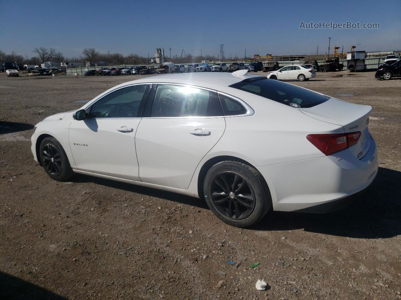 2018 Chevrolet Malibu Lt White vin: 1G1ZD5ST9JF233401