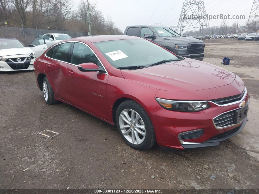 2018 Chevrolet Malibu Lt Red vin: 1G1ZD5ST9JF259710