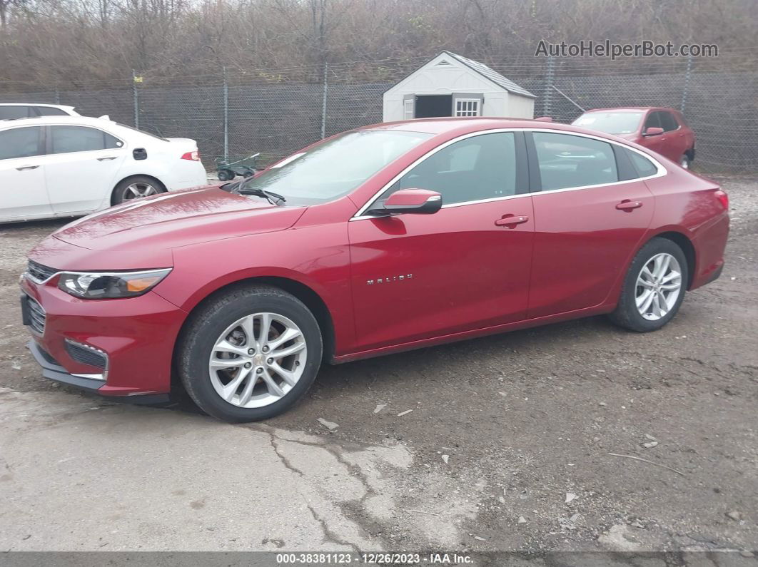 2018 Chevrolet Malibu Lt Red vin: 1G1ZD5ST9JF259710