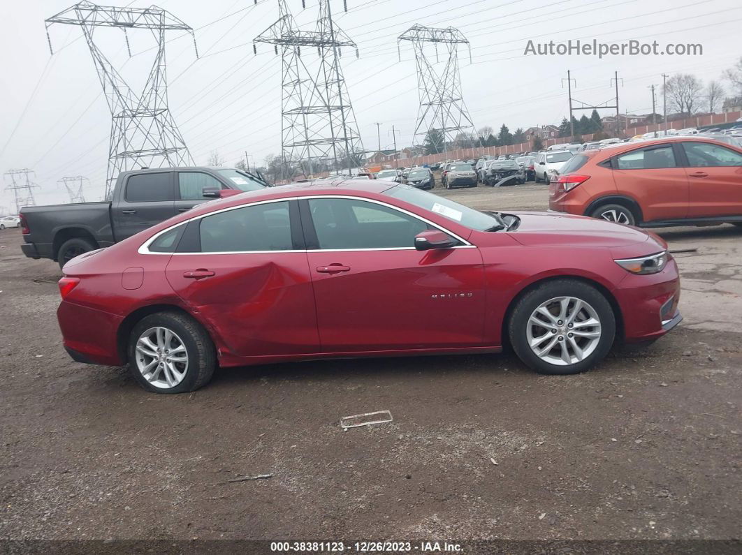 2018 Chevrolet Malibu Lt Red vin: 1G1ZD5ST9JF259710