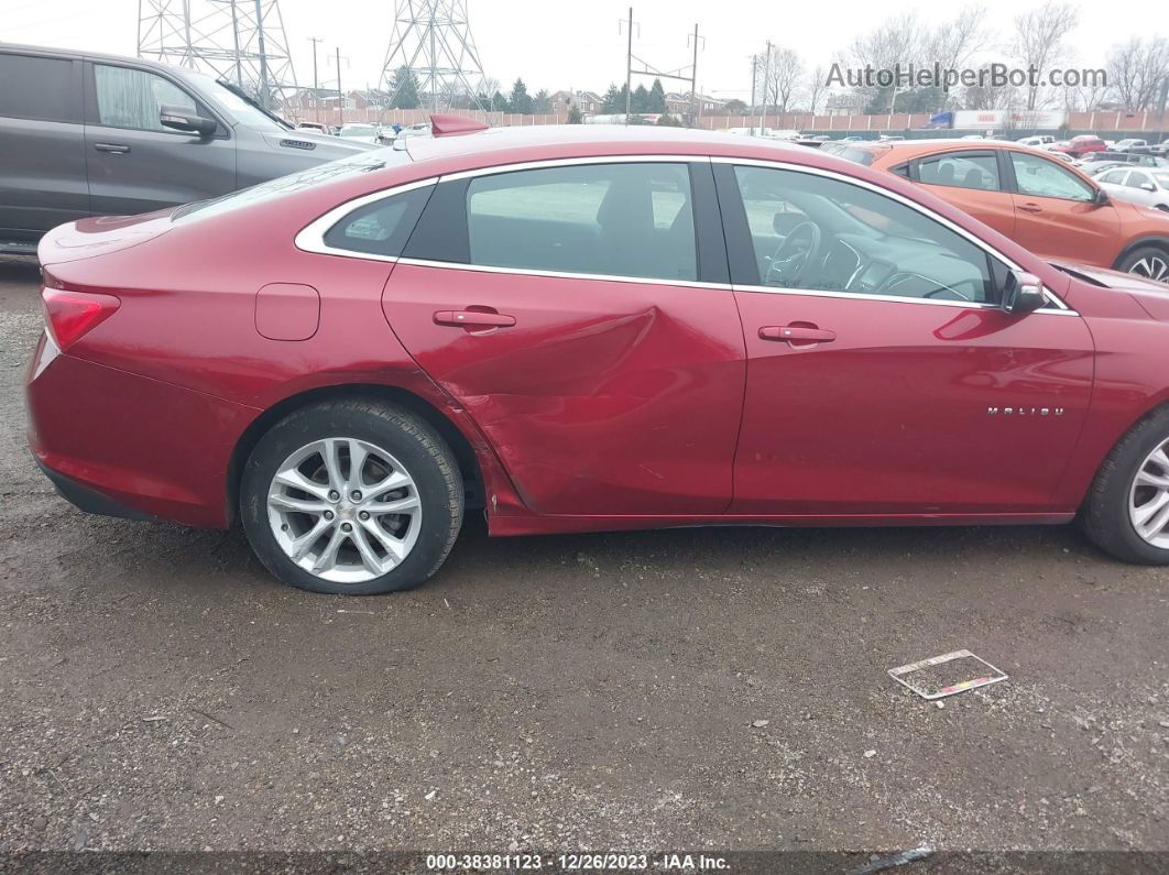 2018 Chevrolet Malibu Lt Red vin: 1G1ZD5ST9JF259710