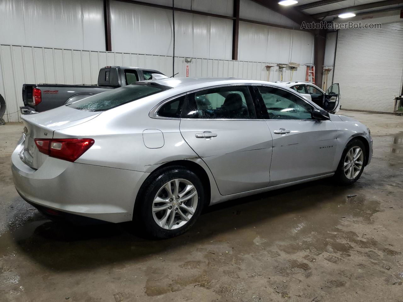 2018 Chevrolet Malibu Lt Silver vin: 1G1ZD5ST9JF276233