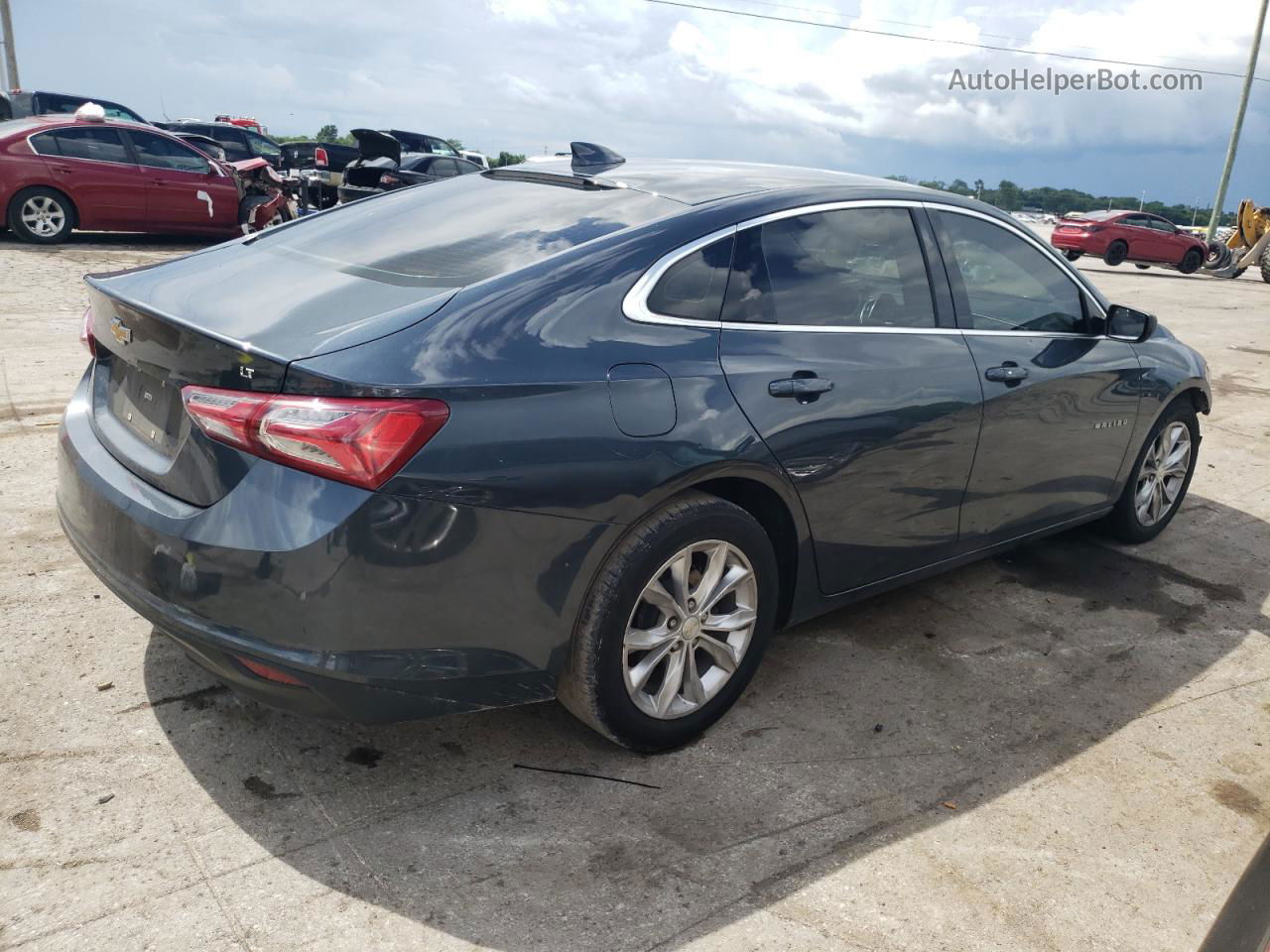 2019 Chevrolet Malibu Lt Серый vin: 1G1ZD5ST9KF122137