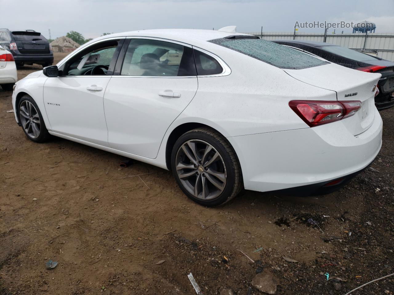 2021 Chevrolet Malibu Lt White vin: 1G1ZD5ST9MF004690