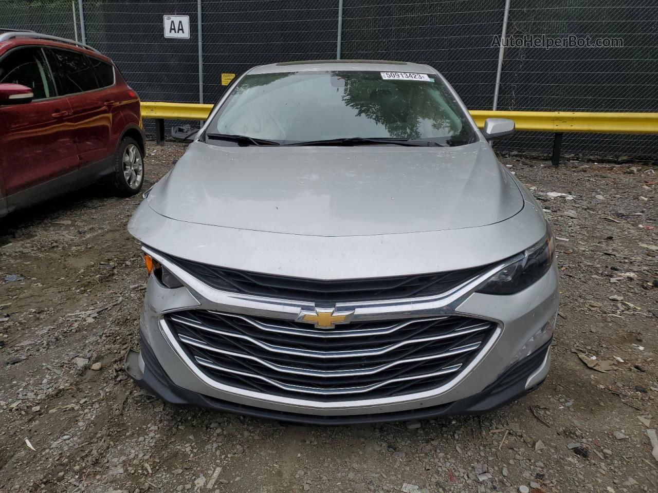 2021 Chevrolet Malibu Lt Silver vin: 1G1ZD5ST9MF017620