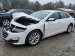 2021 Chevrolet Malibu Lt White vin: 1G1ZD5ST9MF024034