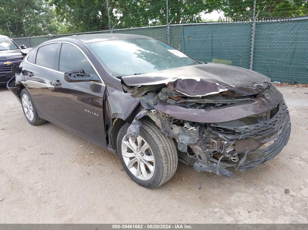 2021 Chevrolet Malibu Fwd Lt Brown vin: 1G1ZD5ST9MF024602