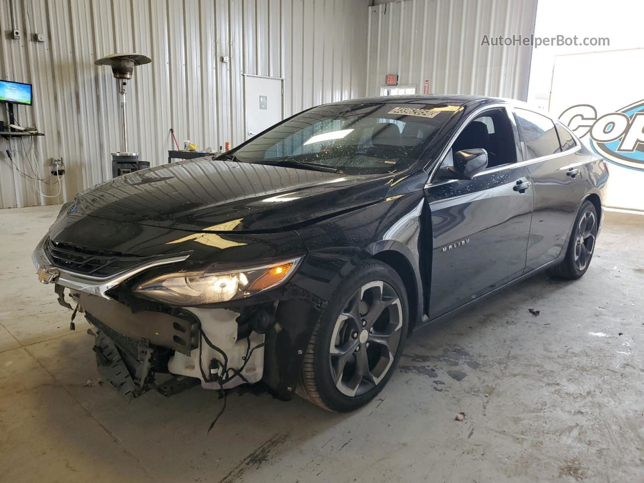 2021 Chevrolet Malibu Lt Черный vin: 1G1ZD5ST9MF042548