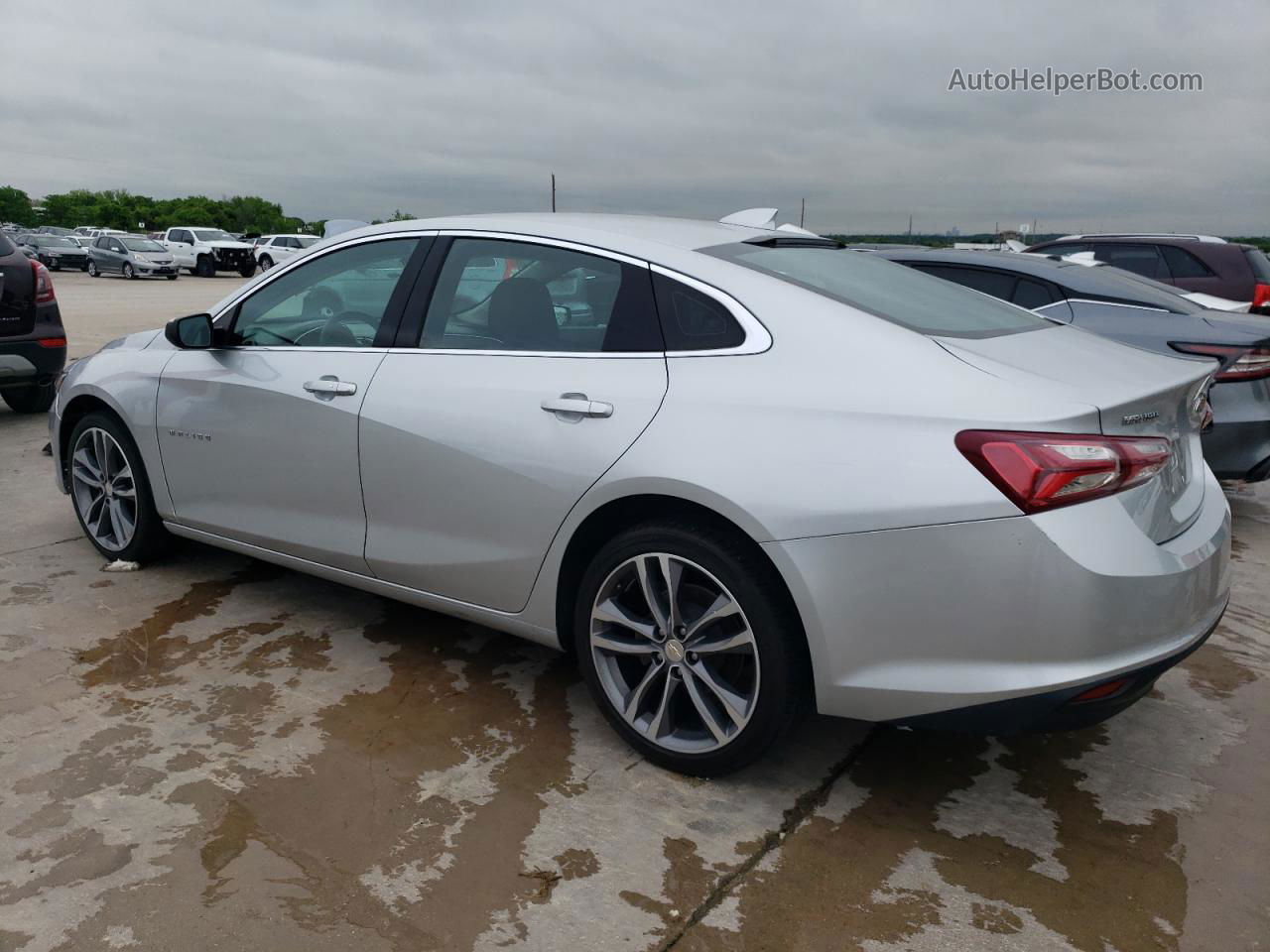 2021 Chevrolet Malibu Lt Silver vin: 1G1ZD5ST9MF061195