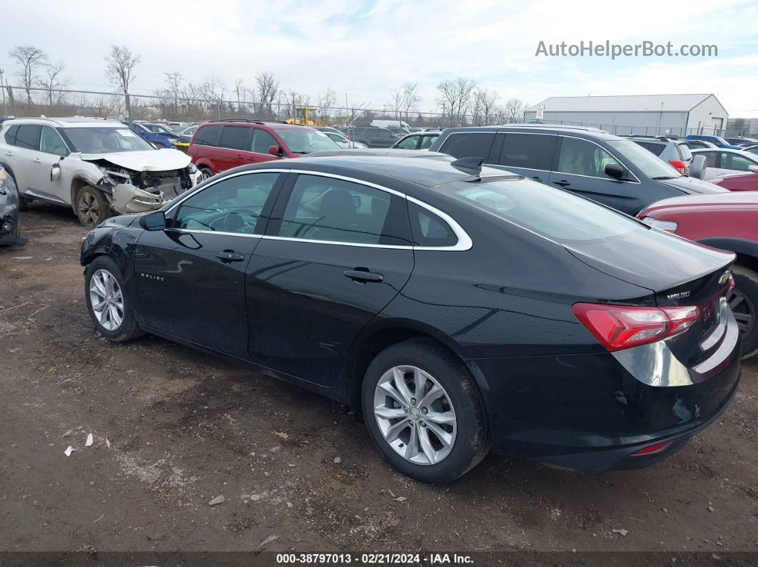 2021 Chevrolet Malibu Fwd Lt Черный vin: 1G1ZD5ST9MF083746