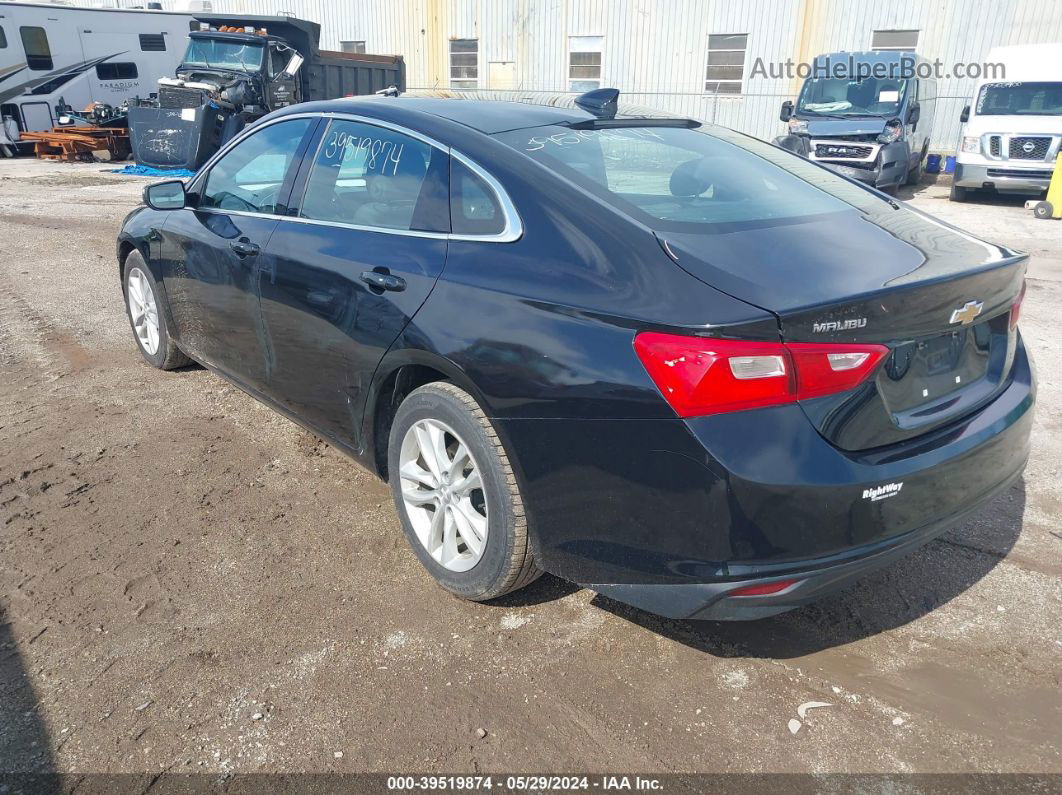 2018 Chevrolet Malibu Lt Черный vin: 1G1ZD5STXJF101974