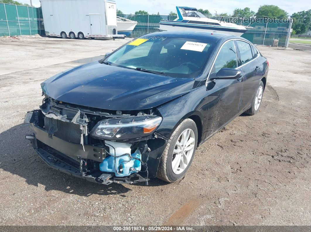 2018 Chevrolet Malibu Lt Black vin: 1G1ZD5STXJF101974