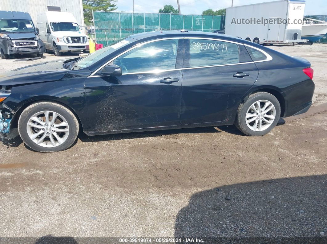 2018 Chevrolet Malibu Lt Black vin: 1G1ZD5STXJF101974