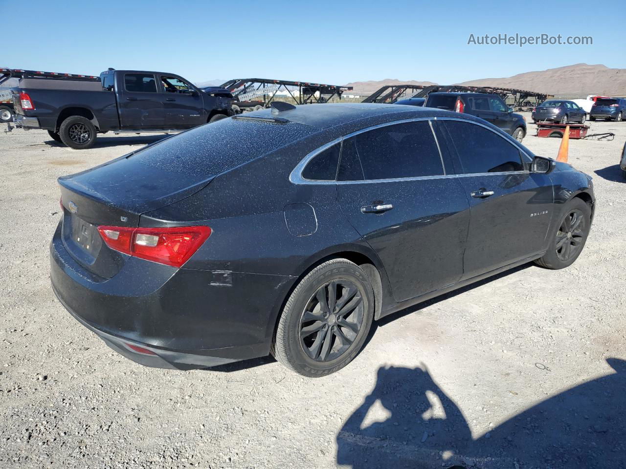 2018 Chevrolet Malibu Lt Charcoal vin: 1G1ZD5STXJF131394