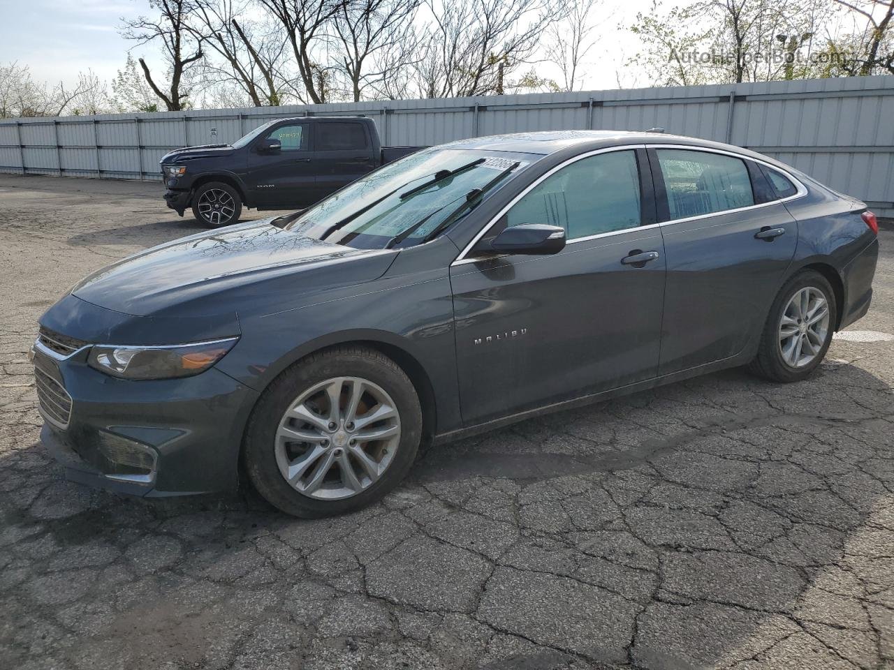 2018 Chevrolet Malibu Lt Charcoal vin: 1G1ZD5STXJF143805