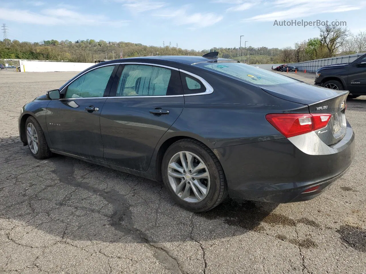 2018 Chevrolet Malibu Lt Charcoal vin: 1G1ZD5STXJF143805