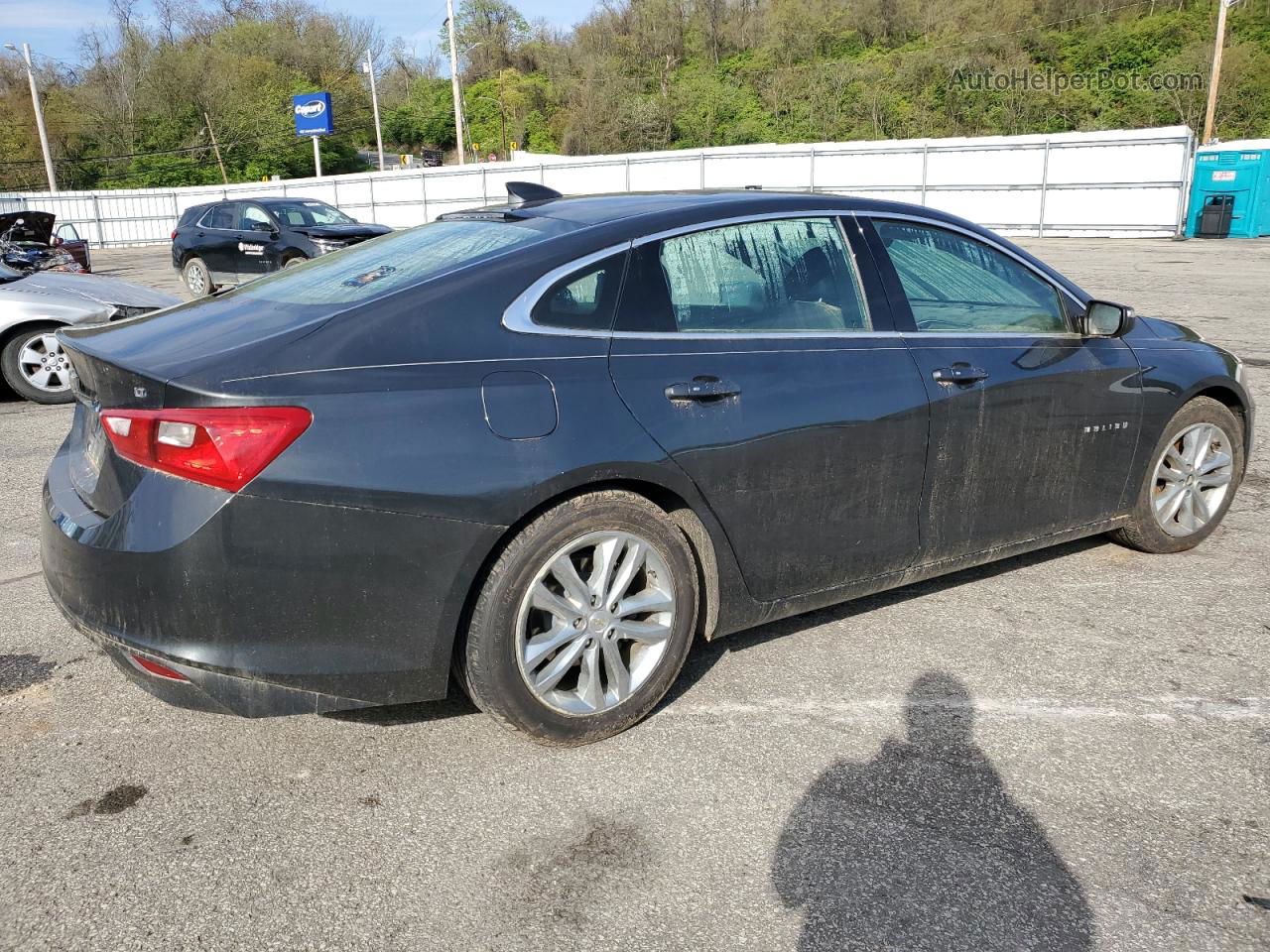 2018 Chevrolet Malibu Lt Charcoal vin: 1G1ZD5STXJF143805