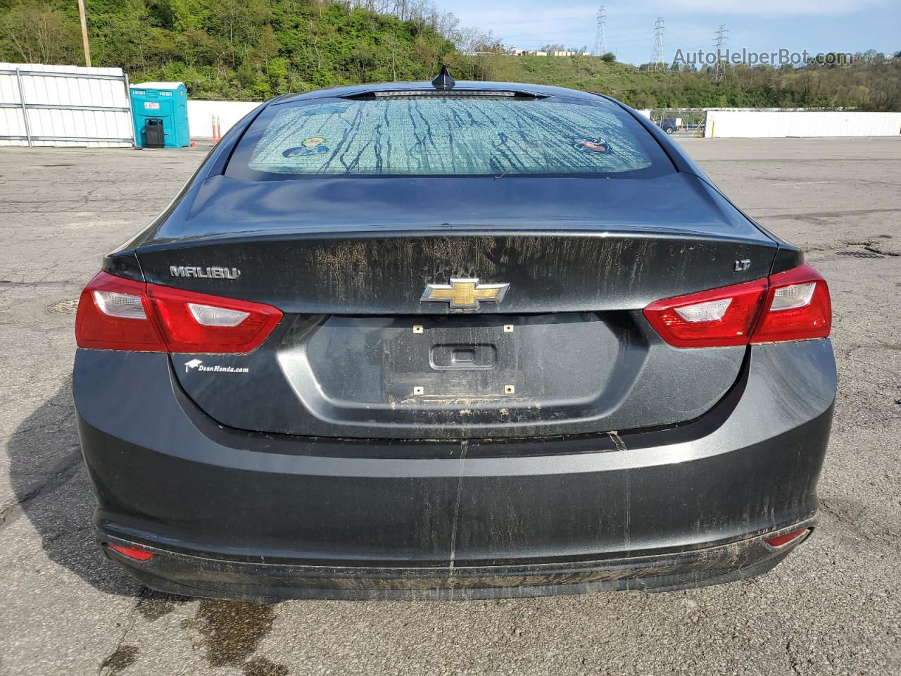 2018 Chevrolet Malibu Lt Charcoal vin: 1G1ZD5STXJF143805