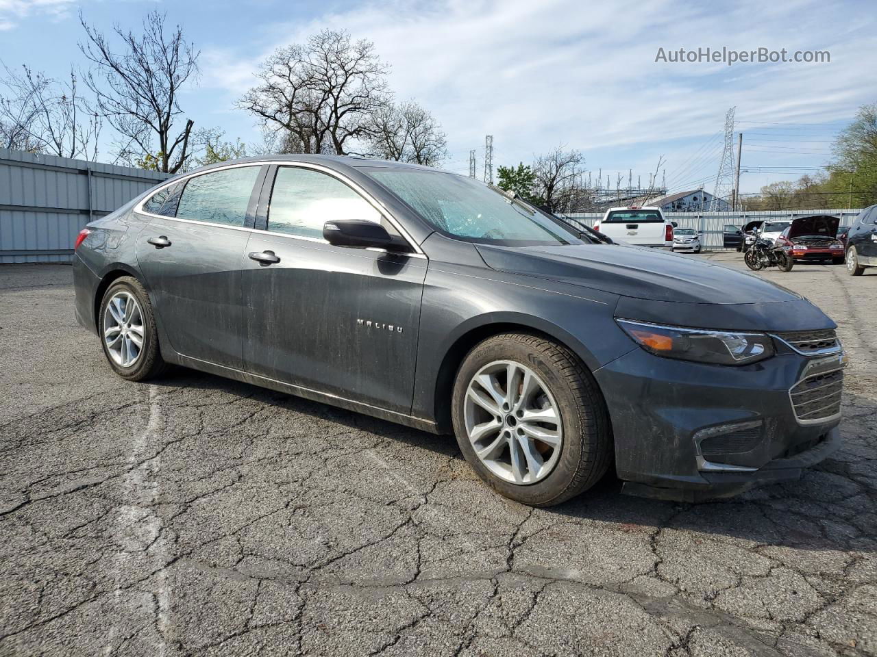 2018 Chevrolet Malibu Lt Угольный vin: 1G1ZD5STXJF143805